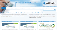 Desktop Screenshot of aicuris.com